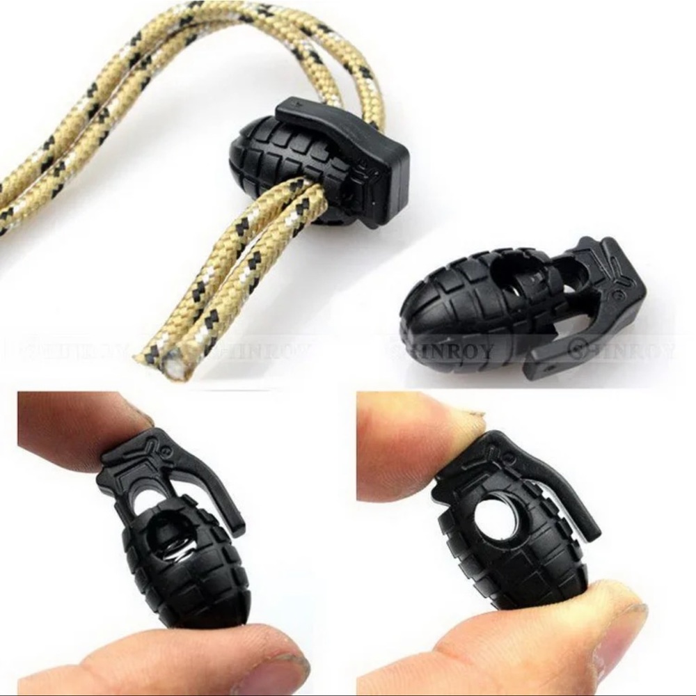 $2 4 LACE HOLDERS FOR SHOES OR SWEATSHIRTS. MILITARY THEME. $2 WHEN BUNDLED WITH